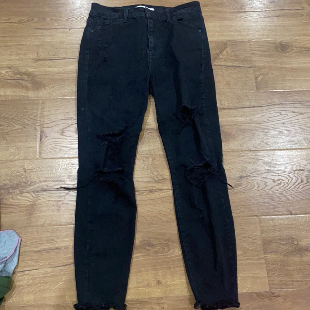 Black Ripped Jeans